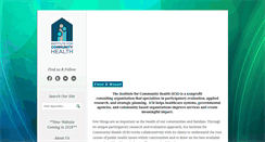Desktop Screenshot of icommunityhealth.org