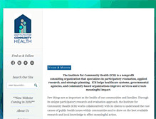 Tablet Screenshot of icommunityhealth.org
